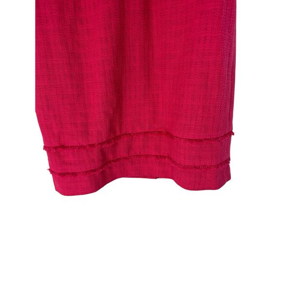 Karl Lagerfeld Dress Pink Sleeveless Tweed Twee Preppy Academia Work Size 8 - Picture 5 of 12